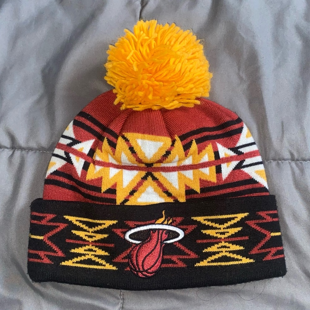 NBA Miami Heat Pom Knit Beanie 🔥